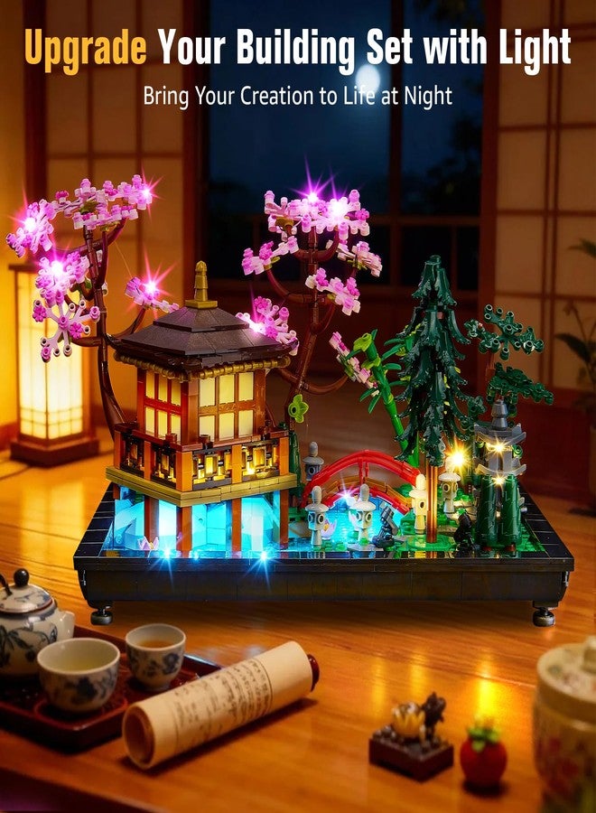 BrickSoul Light Up Kit Compatible with Lego 10315 Tranquil Garden Building Set - Japanese Zen Garden | Upgrade Design Lighting Accessories | Cable-Hiding Tech for Display (10315 Set NOT Included) - Image 5
